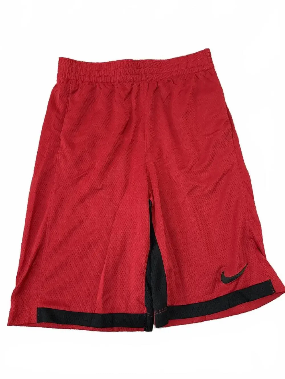 Nike Kids Dri-FIT Red Black Athletic Shorts XL